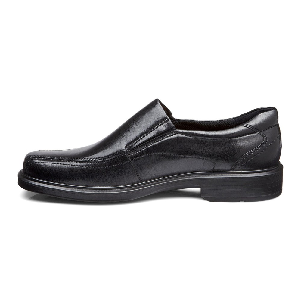 ECCO Mens Slip On Black - Helsinki Bike Toe - HPN-791623